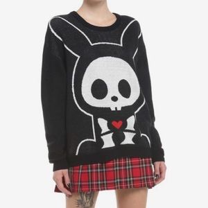 ➕Skelanimals Jack The Rabbit Intarsia Sweater